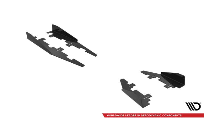 Maxton Design Street Pro Seitenschweller-Flaps für Subaru BRZ Mk1 Facelift Hochglanz schwarz