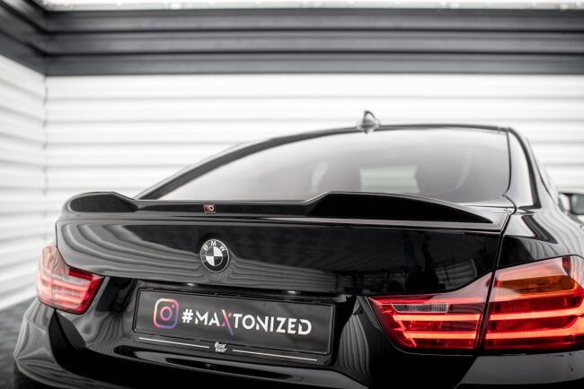 Maxton Design 3D Spoiler Lippe für BMW 4er Gran Coupe F36 Hochglanz schwarz