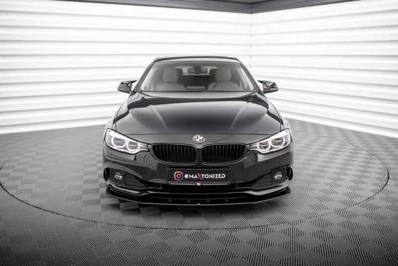 Maxton Design Street Pro Frontlippe für BMW 4er F32 F36 F33 Schwarz Rot