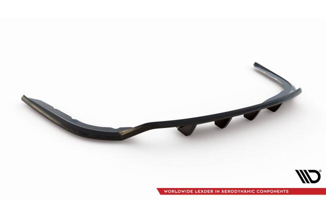 Maxton Design mittlerer Heckdiffusor für BMW 4er Grand Coupe F36 Hochglanz schwarz