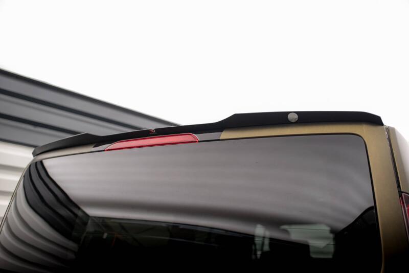 Maxton Design Spoiler Lippe für Ford Tourneo Custom Mk1 Facelift Hochglanz schwarz