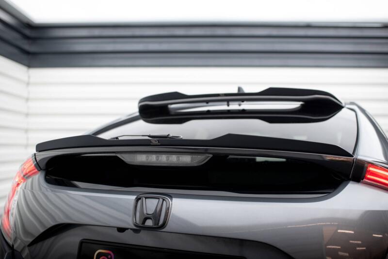 Maxton Design Heckspoiler Lippe (unten) für Honda Civic Sport Mk 10 Hochglanz schwarz