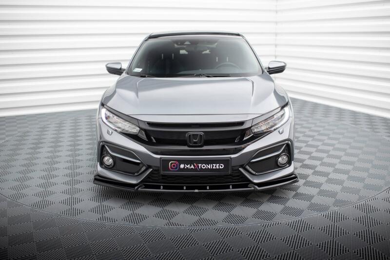 Maxton Design Frontlippe für Honda Civic Sport Mk 10 Hochglanz schwarz