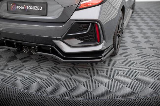 Maxton Design Heckdiffusor DTM Look für Honda Civic Sport Mk 10 Hochglanz schwarz