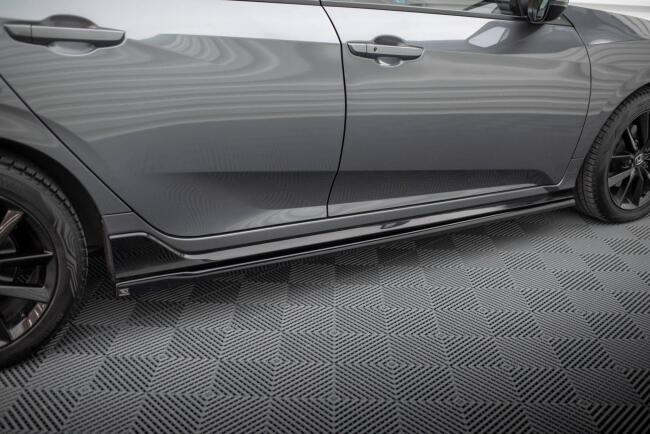 Maxton Design Seitenschweller für Honda Civic Sport Mk 10 Hochglanz schwarz