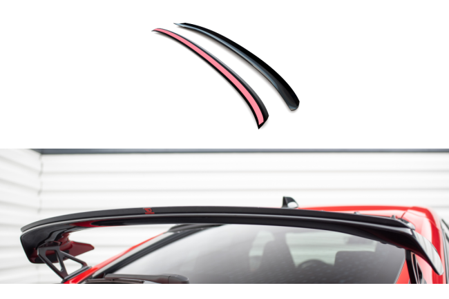 Maxton Design Spoiler Lippe für Honda Civic Type-R Mk 11 Hochglanz schwarz