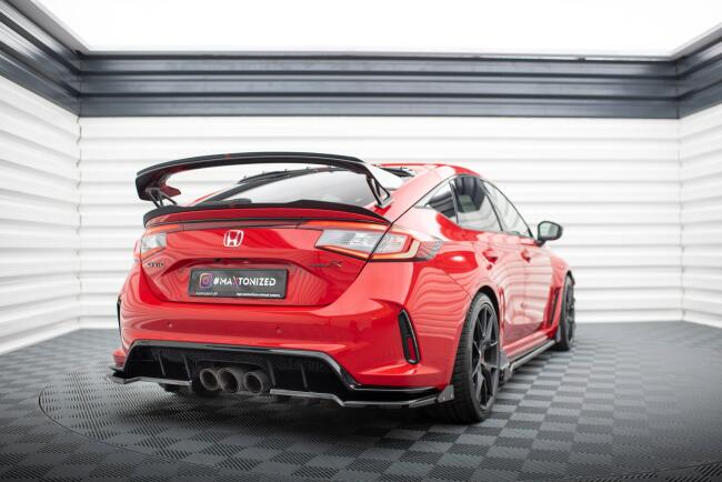 Maxton Design Spoiler Lippe für Honda Civic Type-R Mk 11 Hochglanz schwarz