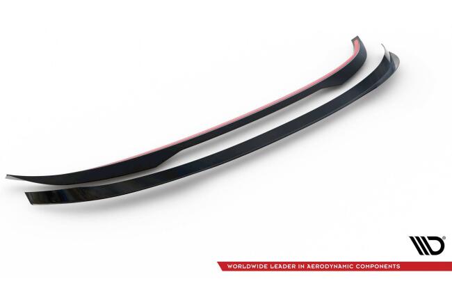 Maxton Design Heckspoiler Lippe (unten) für Honda Civic Type-R Mk 11 Hochglanz schwarz