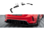 Maxton Design Street Pro Heckdiffusor für Honda Civic Type-R Mk 11 schwarz rot mit Hochglanz Flaps
