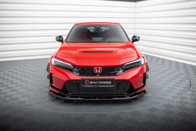 Maxton Design Frontlippe V.2 für Honda Civic Type-R Mk 11 Hochglanz schwarz