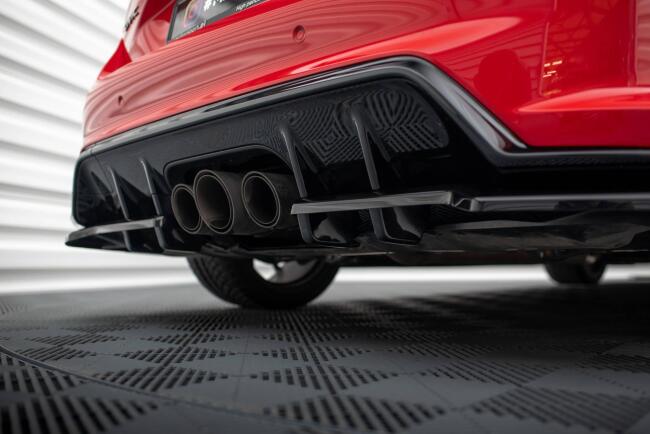 Maxton Design Heckdiffusor DTM Look V.1 für Honda Civic Type-R Mk 11 Hochglanz schwarz