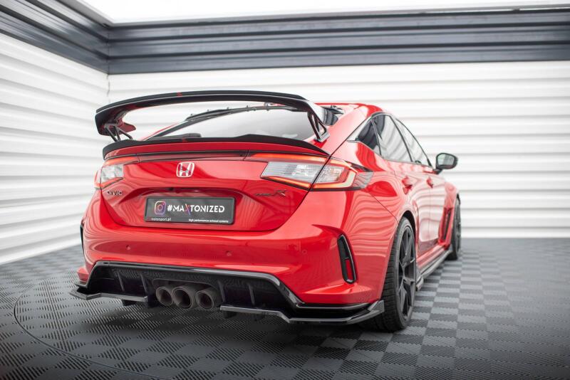 Maxton Design Heckdiffusor DTM Look für Honda Civic Type-R Mk 11 Hochglanz schwarz