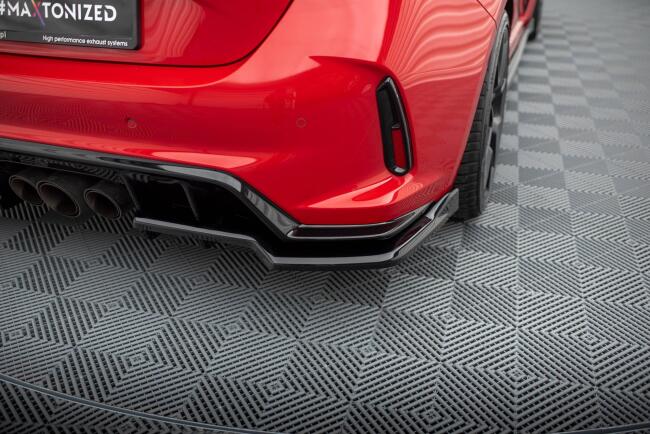Maxton Design Heckdiffusor DTM Look V.2 für Honda Civic Type-R Mk 11 Hochglanz schwarz