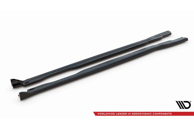 Maxton Design Seitenschweller V.2 für Honda Civic Type-R Mk 11 Hochglanz schwarz