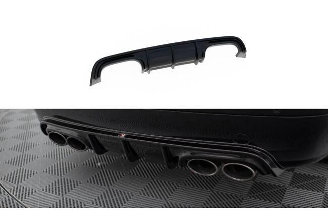 Maxton Design Heckdiffusor für Mercedes CLK W209 (2002-2005) Hochglanz schwarz
