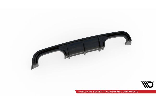 Maxton Design Heckdiffusor für Mercedes CLK W209 (2002-2005) Hochglanz schwarz