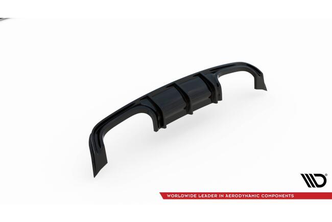 Maxton Design Heckdiffusor für Mercedes CLK W209 (2002-2005) Hochglanz schwarz