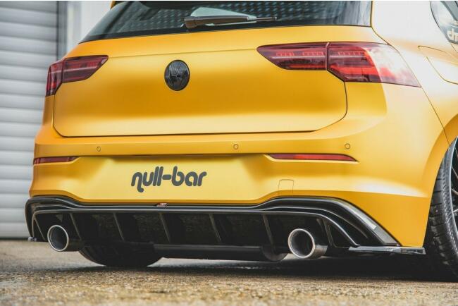 Sportauspuff Endschalldämpfer für VW Golf 8 1.0 TSI / 1.5 TSI bis 96kW Endrohre 2x100mm rund