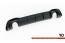 Edelstahl Sportauspuff und Maxton Heckdiffusor V.1 für VW Golf 8 Standard mit Starrachse Endrohre 2x100mm rund