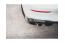 Edelstahl Sportauspuff und Maxton Heckdiffusor V.1 für VW Golf 8 R-Line mit Starrachse Endrohre 2x100mm rund