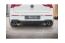 Edelstahl Sportauspuff und Maxton Heckdiffusor V.1 für VW Golf 8 R-Line mit Starrachse Endrohre 2x100mm rund