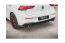 Edelstahl Sportauspuff und Maxton Heckdiffusor V.1 für VW Golf 8 R-Line mit Starrachse Endrohre 2x100mm rund
