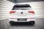 Edelstahl Sportauspuff und Maxton Heckdiffusor V.4 für VW Golf 8 R-Line mit Starrachse Endrohre 2x100mm rund