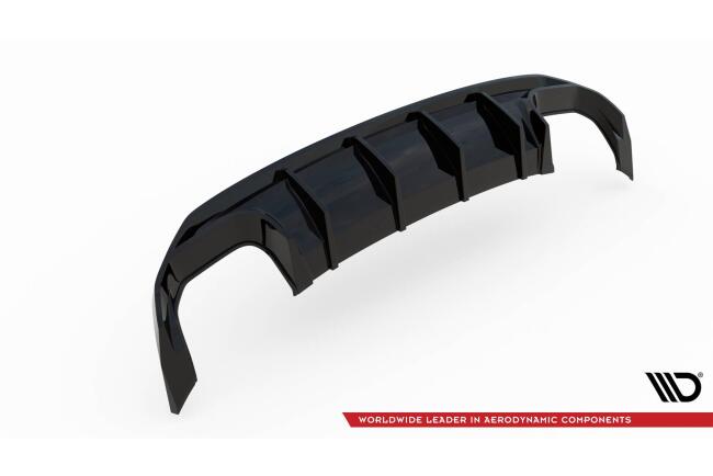 Maxton Design Heckdiffusor V.1 für Audi S3 Limousine 8Y Hochglanz schwarz
