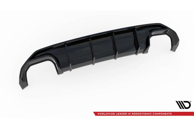 Maxton Design Heckdiffusor V.1 für Audi S3 Limousine 8Y Hochglanz schwarz