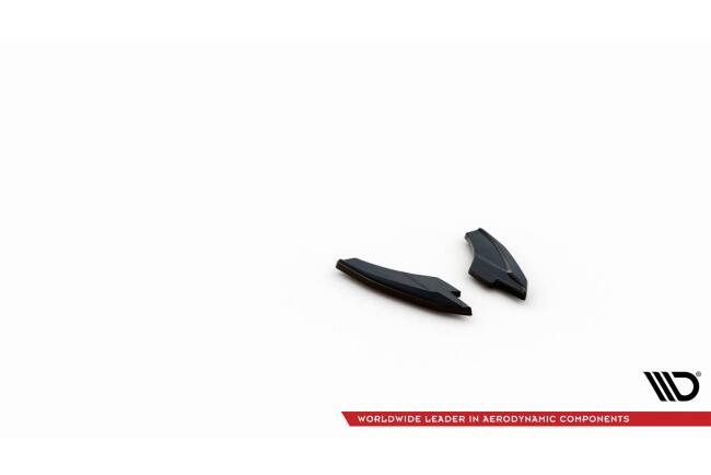 Maxton Design Diffusor Flaps V.2 für Audi S3 Limousine 8Y Hochglanz schwarz