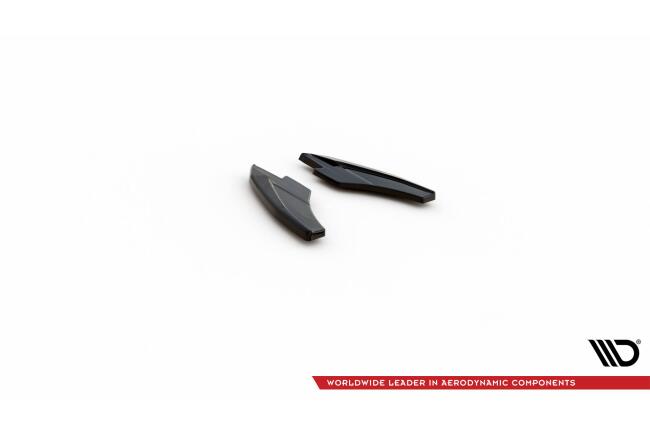 Maxton Design Diffusor Flaps V.2 für Audi S3 Limousine 8Y Hochglanz schwarz