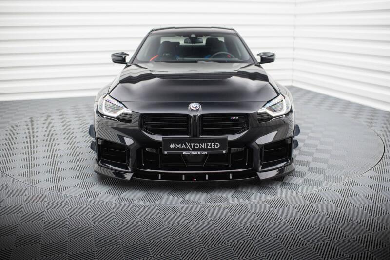 Maxton Design Frontlippe V.3 für BMW M2 G87 Hochglanz schwarz