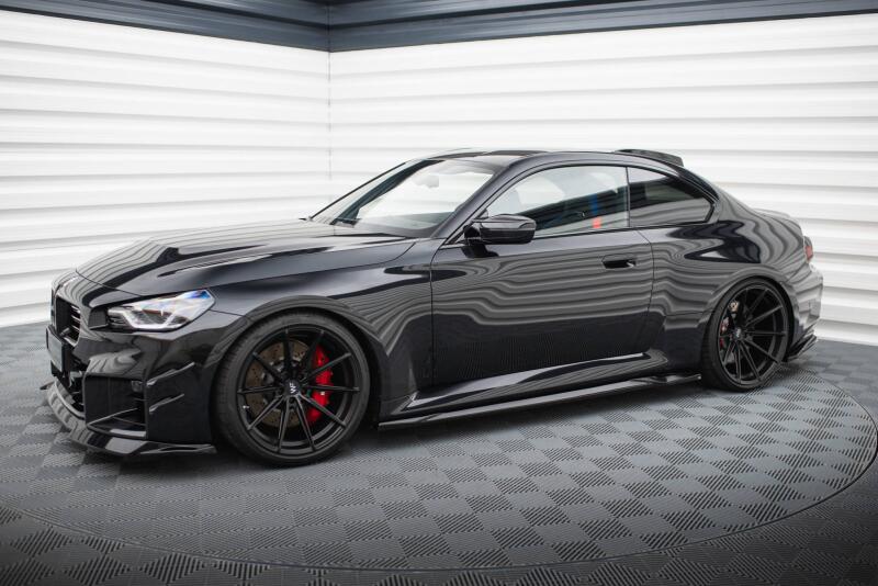 Maxton Design Seitenschweller für BMW M2 G87 Hochglanz schwarz