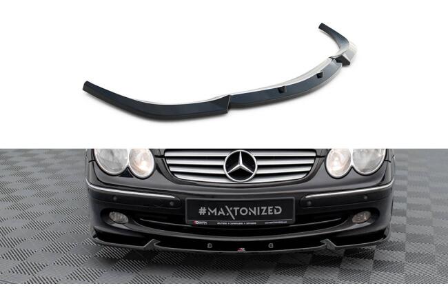 Maxton Design Frontlippe V.2 für Mercedes-Benz CLK W209 Hochglanz schwarz