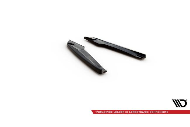 Maxton Design Diffusor Flaps für Audi S5 Coupe / Sportback B9 F5 Hochglanz schwarz