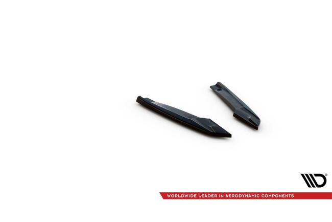 Maxton Design Diffusor Flaps für Audi S5 Coupe / Sportback B9 F5 Hochglanz schwarz