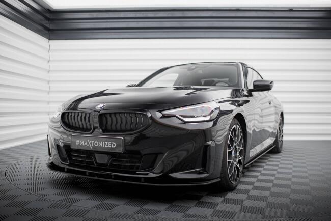 Maxton Design Street Pro Frontlippe für BMW 2 Coupe G42  schwarz matt