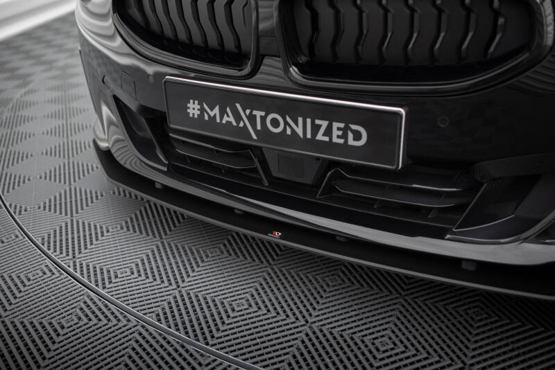 Maxton Design Street Pro Frontlippe für BMW 2 Coupe G42 schwarz rot