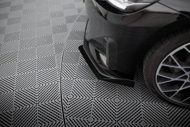 Maxton Design Street Pro Frontlippen-Flaps für  BMW 2 Coupe G42 Hochglanz schwarz