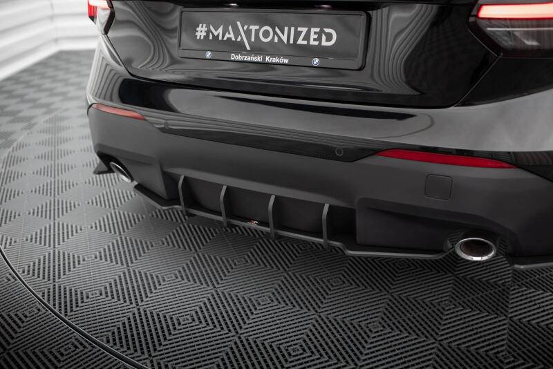 Maxton Design Street Pro Heckdiffusor für BMW 2 Coupe G42 Schwarz-Rot