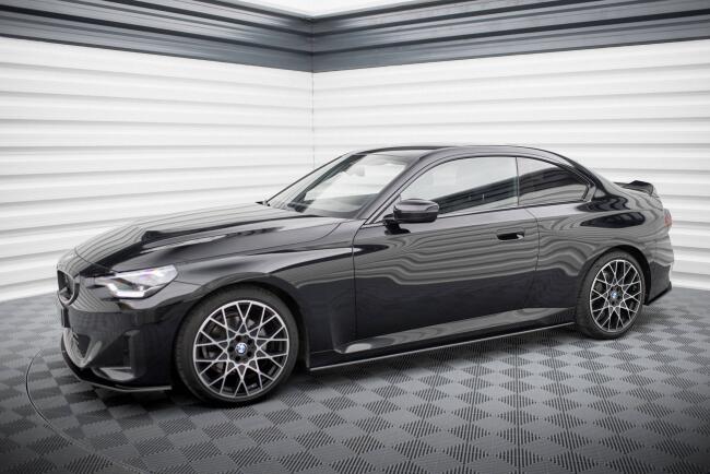 Maxton Design Street Pro Seitenschweller für BMW 2 Coupe G42 schwarz matt