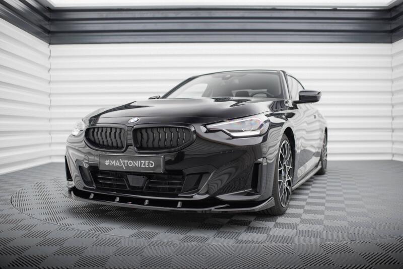 Maxton Design Frontlippe V.3 für BMW 2 Coupe G42 Hochglanz schwarz