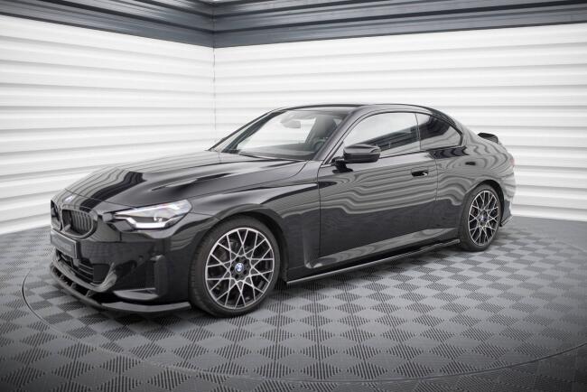 Maxton Design Seitenschweller für BMW 2 Coupe G42 Hochglanz schwarz