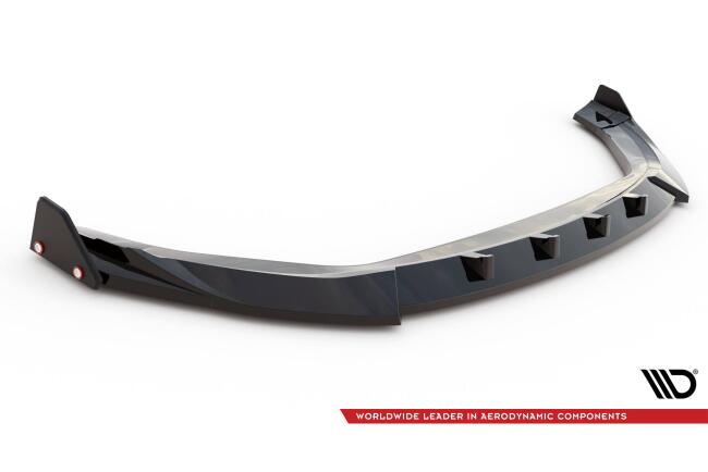 Maxton Design Frontlippe V.2 mit Flaps für Hyundai Kona N Mk1