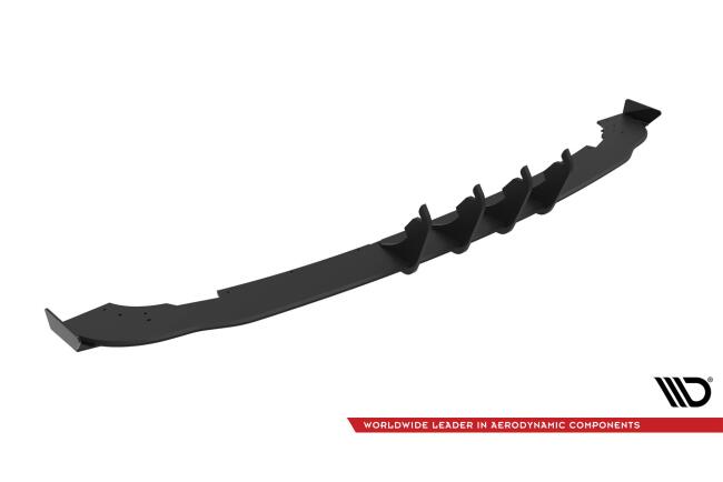 Maxton Design Street Pro Heckdiffusor für Mercedes A AMG-Line W176 Facelift Hochglanz schwarz schwarz mit Hochglanz Flaps