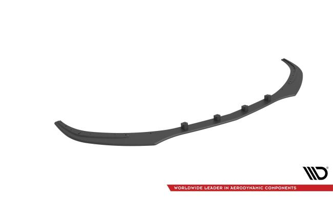 Maxton Design Street Pro Frontlippe für Mercedes C63 Limousine / Kombi W205 Facelift  schwarz matt