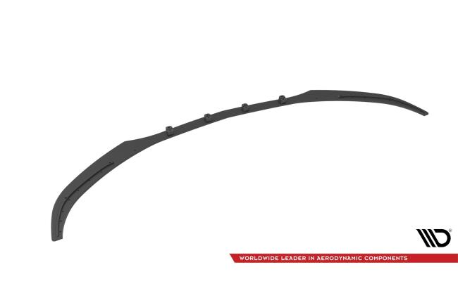 Maxton Design Street Pro Frontlippe für Mercedes C63 Limousine / Kombi W205 Facelift  schwarz matt
