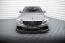 Maxton Design Street Pro Frontlippe für Mercedes C63 Limousine / Kombi W205 Facelift Hochglanz schwarz schwarz mit Hochglanz Flaps
