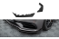 Maxton Design Street Pro Frontlippen Flaps für Mercedes C63 Limousine / Kombi W205 Facelift Hochglanz schwarz