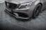 Maxton Design Street Pro Frontlippen Flaps für Mercedes C63 Limousine / Kombi W205 Facelift Hochglanz schwarz